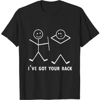 T-shirt Stickman "I've Got Your Back" pour hommes — T-shirts pour hommes