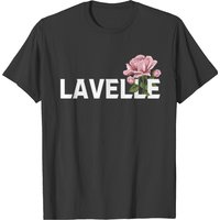 T-shirt Lavelle And Rose à fleurs pour hommes en noir — T-shirts pour hommes