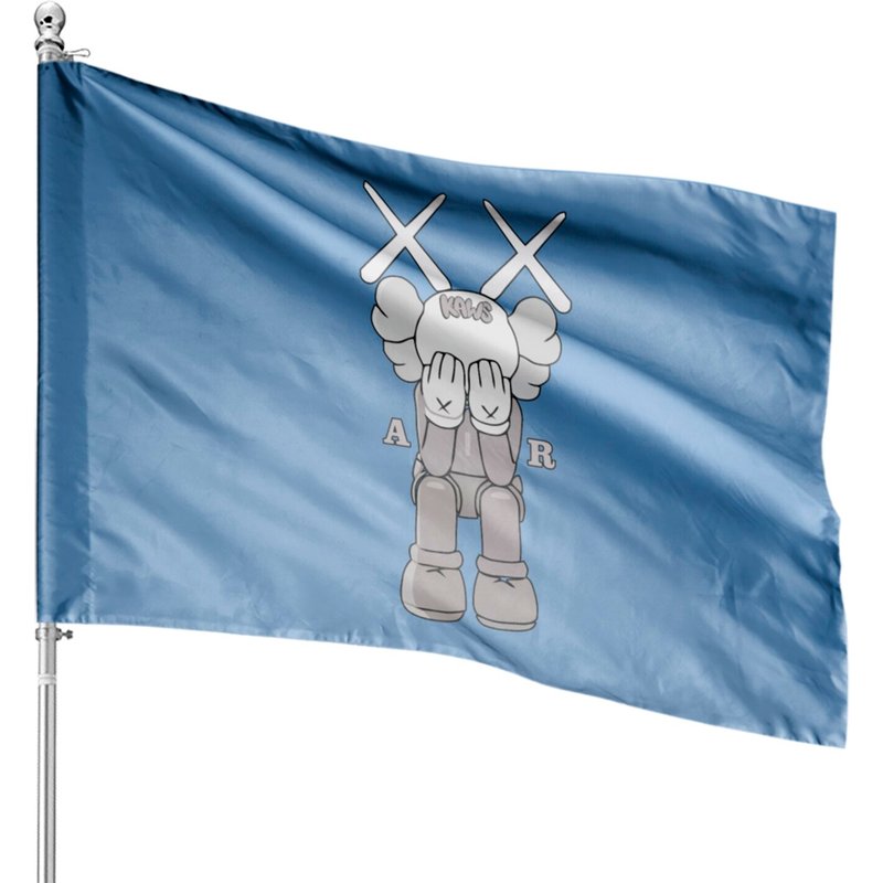 Drapeaux Kaws Scan - Drapeaux d'extérieur double face — Drapeaux décoratifs