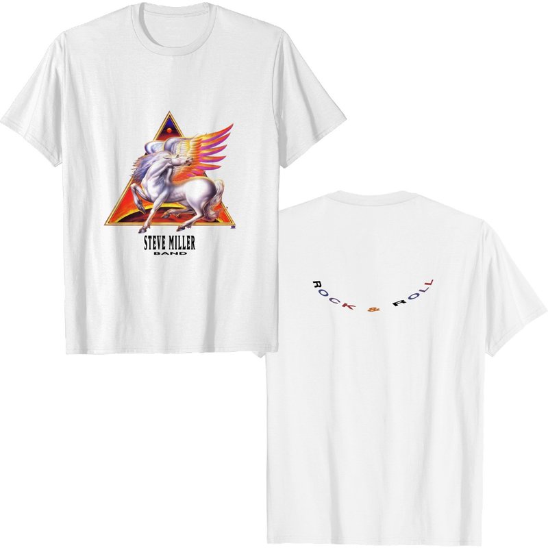 T-shirt Vintage Rock N Roll Arc-en-Ciel 1994 Steve Miller Band — T-shirts pour hommes