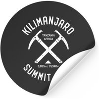 Kilimanjaro Summit Club I Climbed Mt Kilimanjaro - Hiking Stickers — Stickers & Decals
