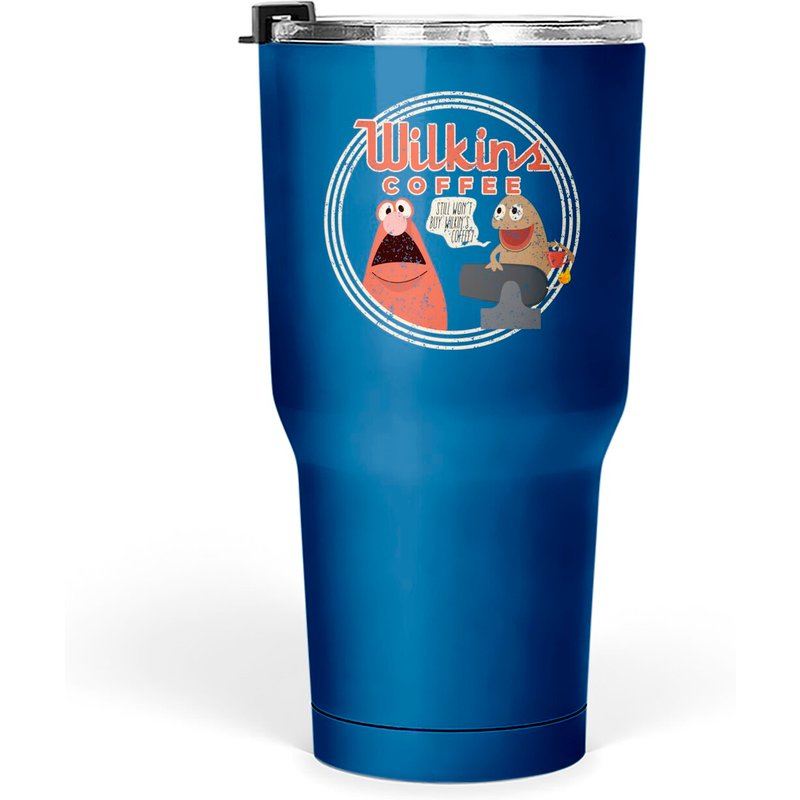 Wilkin's Coffee 30 Oz Double-Walled Stainless Steel Tumbler — Mugs & Tumblers