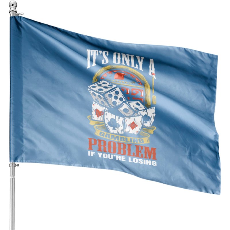 Drapeaux de Maison sur le Thème des Jeux de Casino — Drapeaux décoratifs