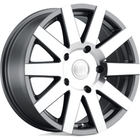 Roues Black Rhino Journey Gloss Gunmetal - 18x8, 5x130 — Roues et jantes