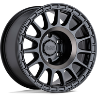 Roues Black Rhino Sandstorm Semi G-Noir avec Anneau Foncé Usiné