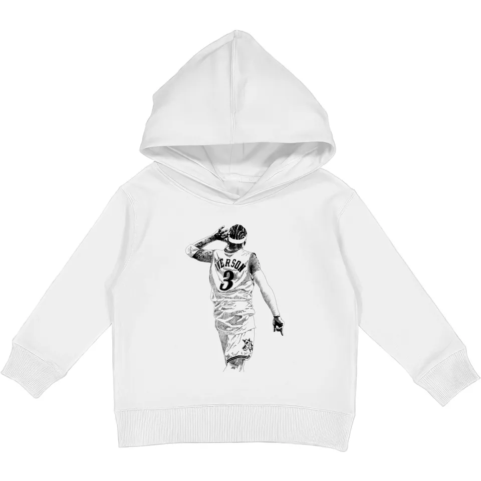Hoodie à Capuchon pour Enfants Allen Iverson 'the Answer — Sweats à capuche pour hommes