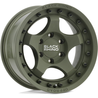 Roues Black Rhino Bantam Green - 18x9 - Motif de boulonnage 6x139.7