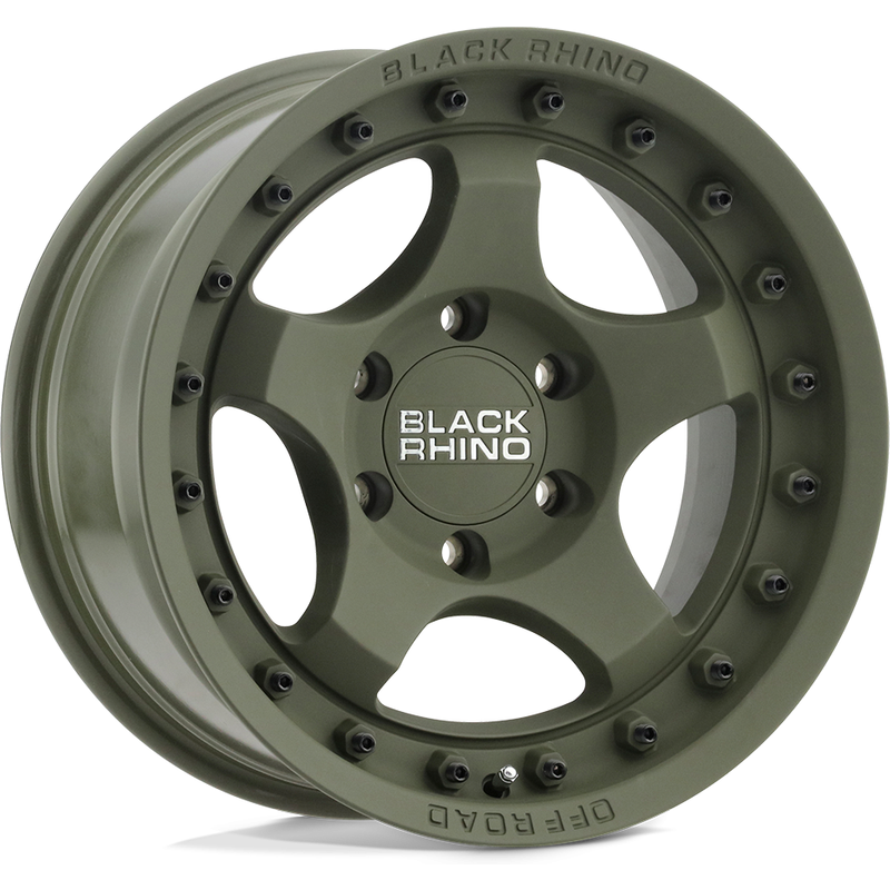 Black Rhino Bantam Green Wheels - 18x9 - 6x139.7 Bolt Pattern — Wheels & Rims