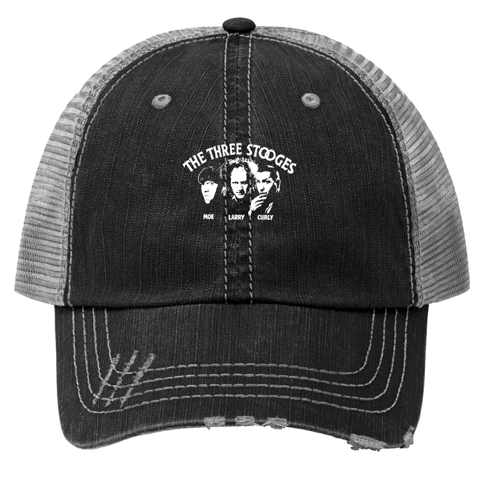 The Three Stooges Trucker Hat for 50s Comedy Fans — Baseball Cap