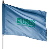 USGS Logo - United States Geological Survey House Flags — Decorative Flags