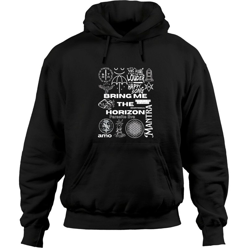 Hoodies Unisex Noir Bring Me The Horizon