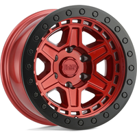 Black Rhino Reno Candy Red Wheels with Black Ring & Bolts - 18x9.5 — Wheels & Rims
