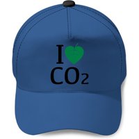 Casquette I Love CO2 en bleu royal — Casquette de baseball