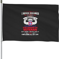 Grumpy Old 82nd Airborne Division House Flag