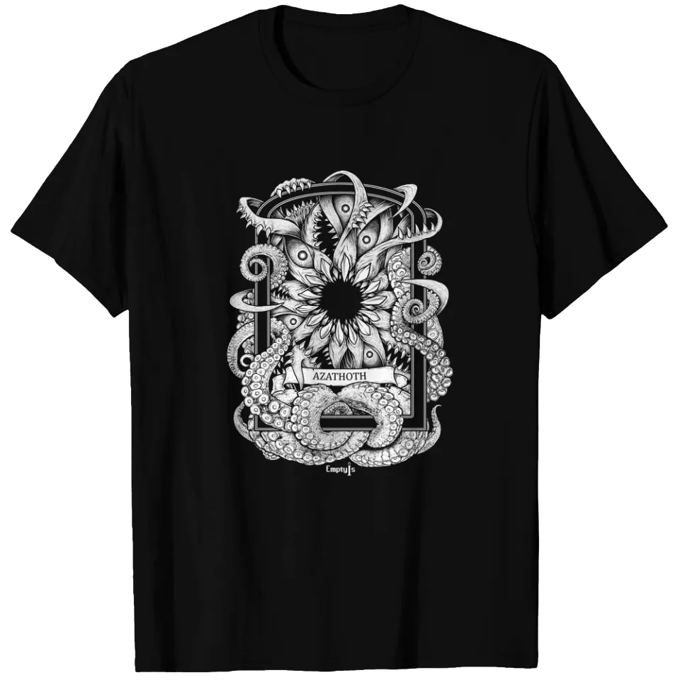 Azathoth Lovecraft Men's T-Shirt in Black — Mens T Shirts