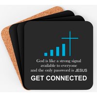 Sous-verres Croix Connectée Prêtre Catholique