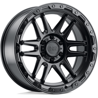 Roues Black Rhino Apache Noir Mat - 20x9 - Motif de Boulon 6x139.7