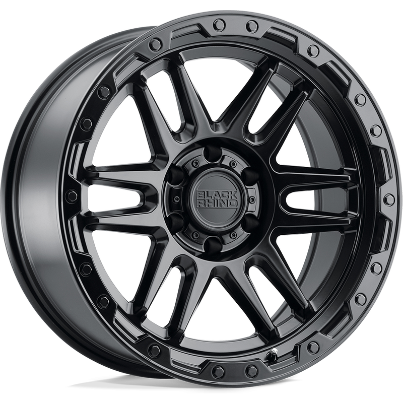 Black Rhino Apache Matte Black Wheels - 20x9 - 6x139.7 Bolt Pattern — Wheels & Rims