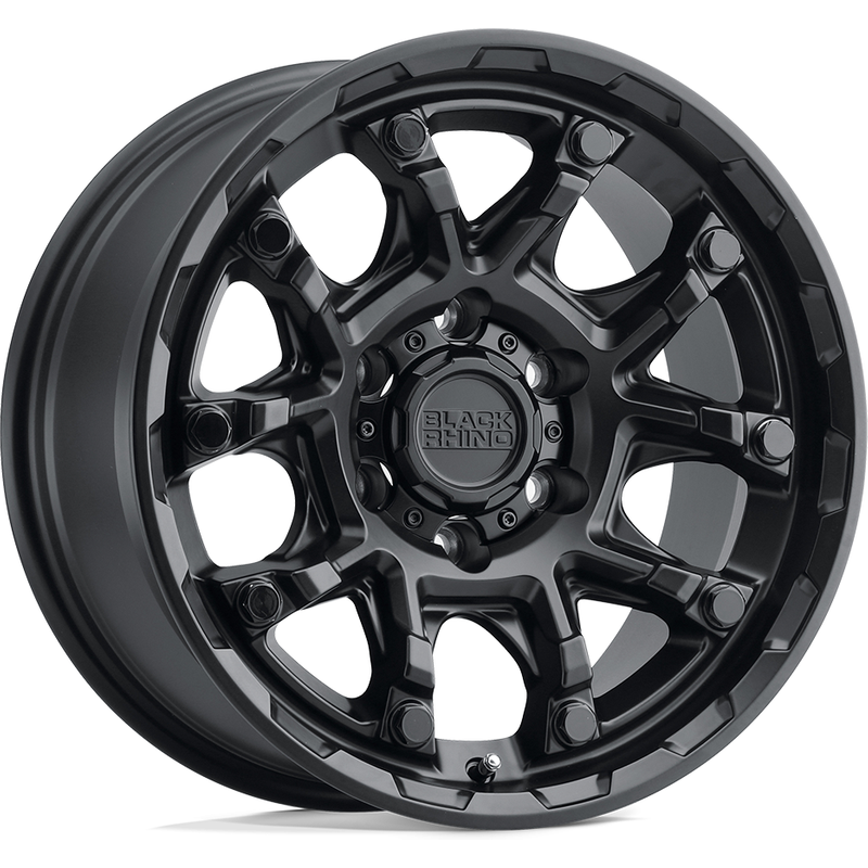 Roues Black Rhino ARK Noires Mat - 20x9 - Motif de Boulons 5x150 — Roues et jantes