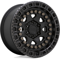Black Rhino Carbine Matte Black Wheels with Mach Tint Ring - 20x9 — Wheels & Rims