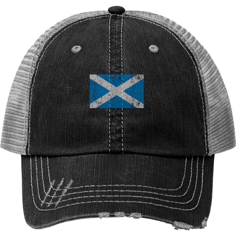 Scotland Flag Scottish Saltire Trucker Hat