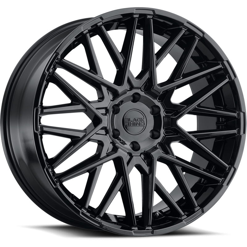 Black Rhino Morocco Gloss Black Wheels - 20x9 - 6x139.7 - 15 Offset — Wheels & Rims