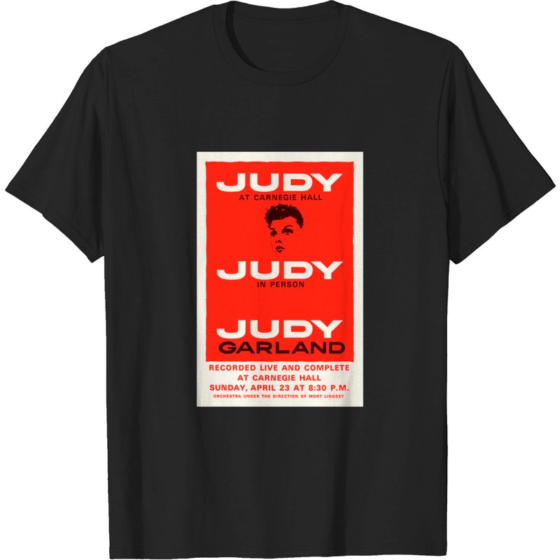 T-shirt pour hommes Judy Garland en noir — T-shirts pour hommes