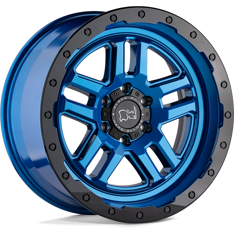 Roues Black Rhino Barstow Blue 20x9.5 6x135 12 Offset — Roues et jantes