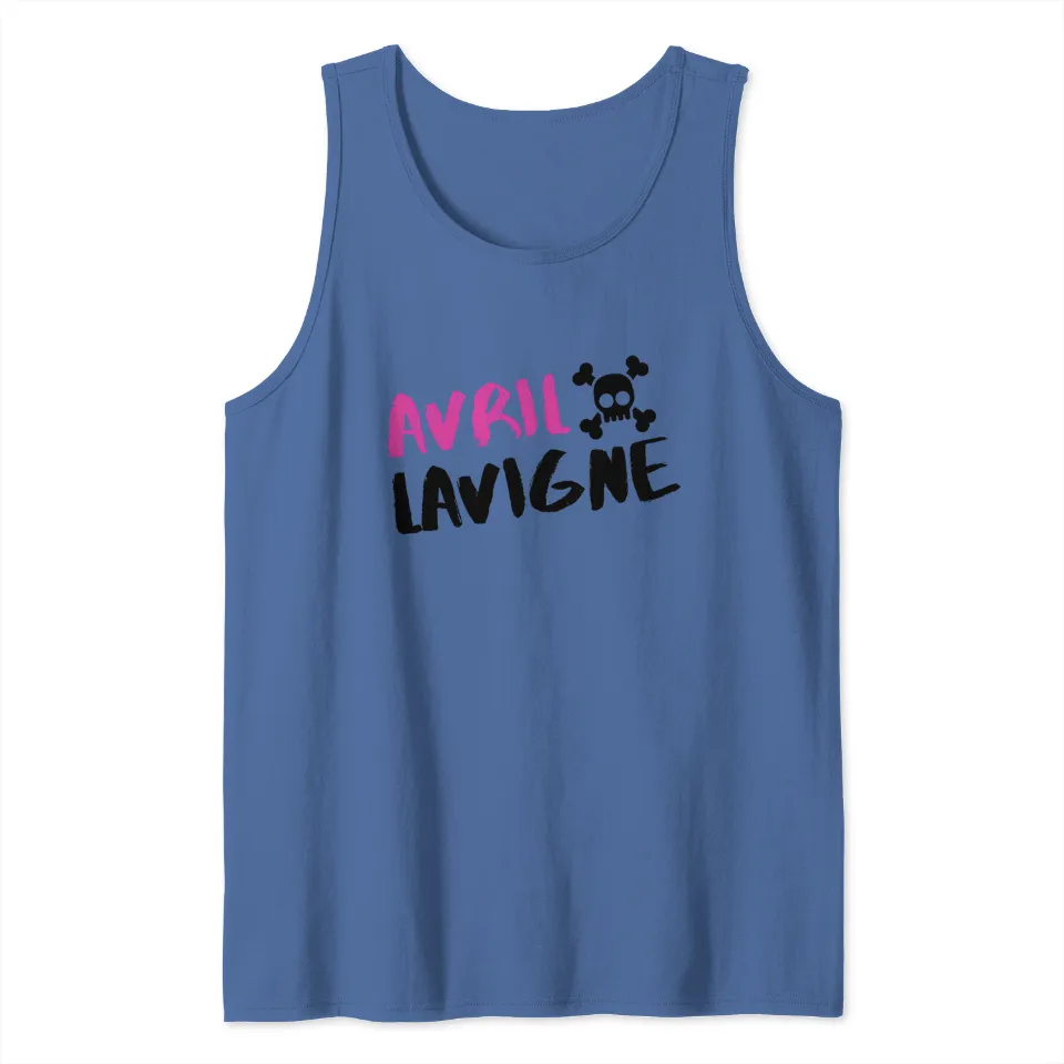 Débardeurs Premium Avril Lavigne pour hommes en gris foncé — T-shirts pour hommes