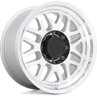 Roues Black Rhino Delta Argent Brillant avec Face Miroir - 20x9.5 — Roues et jantes