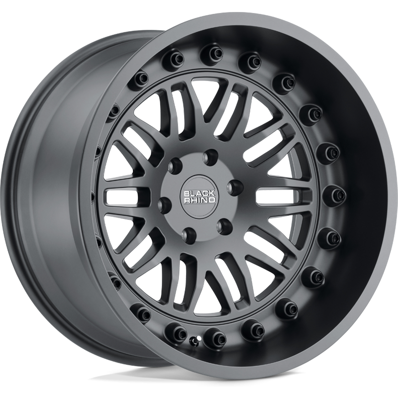 Black Rhino Fury Matte Gunmetal Wheels - 20x9.5 - 5x127 -18 Offset — Wheels & Rims