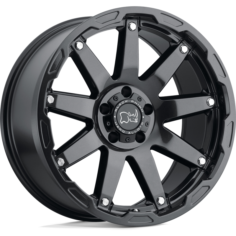 Black Rhino Oceano Gloss Gun Black Wheels - 20x9.5 - 5x127 -18 Offset — Wheels & Rims
