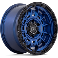 Black Rhino Legion Cobalt Blue Wheels with Black Lip - 17x9 - 5x127 — Wheels & Rims