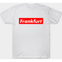 T-shirt pour hommes Frankfurt en bleu clair — T-shirts pour hommes