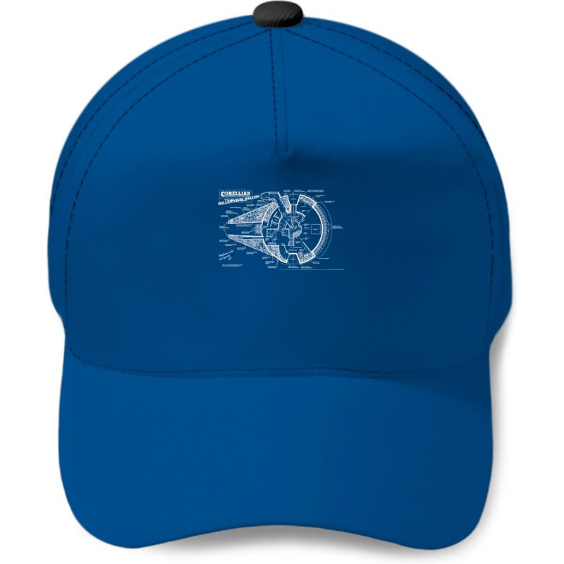 Millennium Falcon Original Blue Prints Baseball Cap