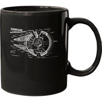Millennium Falcon Original Blue Prints Mug