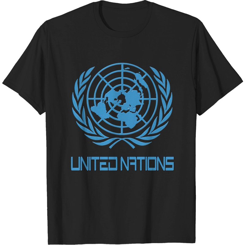 T-shirt pour hommes United Nations - Un en noir — T-shirts pour hommes