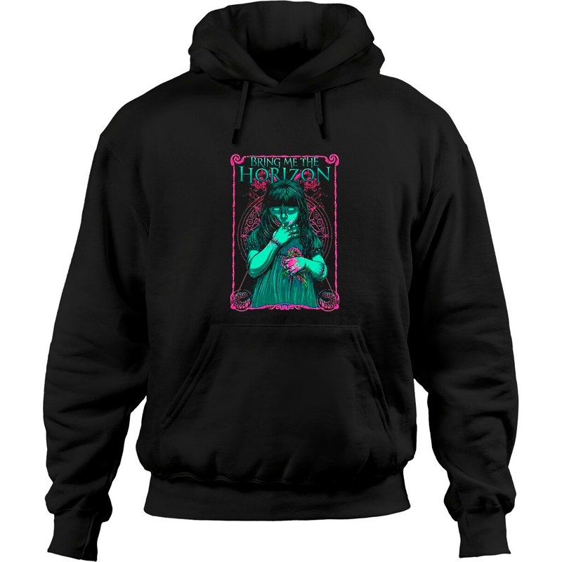 Hoodies Graphiques Unisexes Bring Me The Horizon en Noir — Sweats à capuche pour hommes