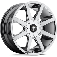 DUB S111 Push Chrome Wheels - 24x9.5 - 6x135 Bolt Pattern — Wheels & Rims