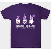 T-shirt pour hommes Gnomes de sensibilisation à la fibromyalgie en bleu royal