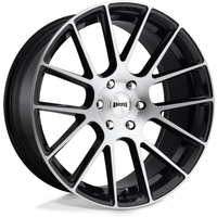 DUB S206 Luxe Black Brushed Wheels - 22x9.5 - 6x139.7 Bolt Pattern