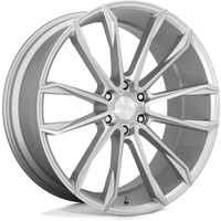 DUB S248 Clout Silver 24x10 Rims 6x139.7 Bolt Pattern 30 Offset