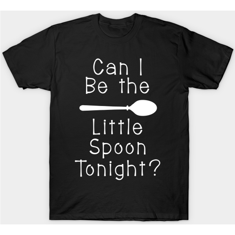 Puis-je être la petite cuillère ce soir ? T-shirt Snuggle pour hommes