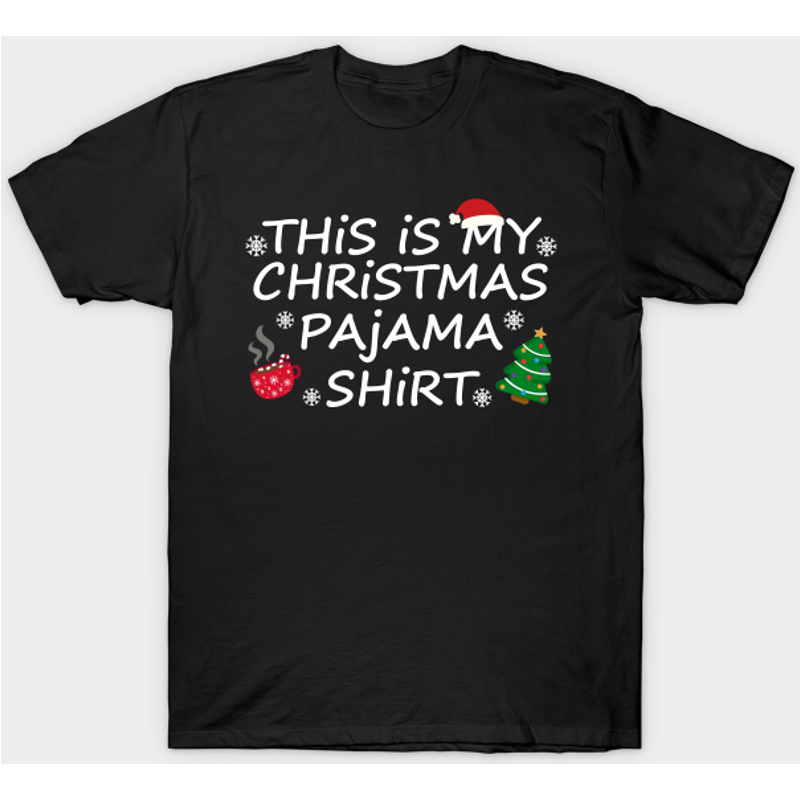 T-shirt de Noël This Is My Christmas Pajama pour hommes