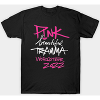 Pink Beautiful Trauma Men's T-Shirt