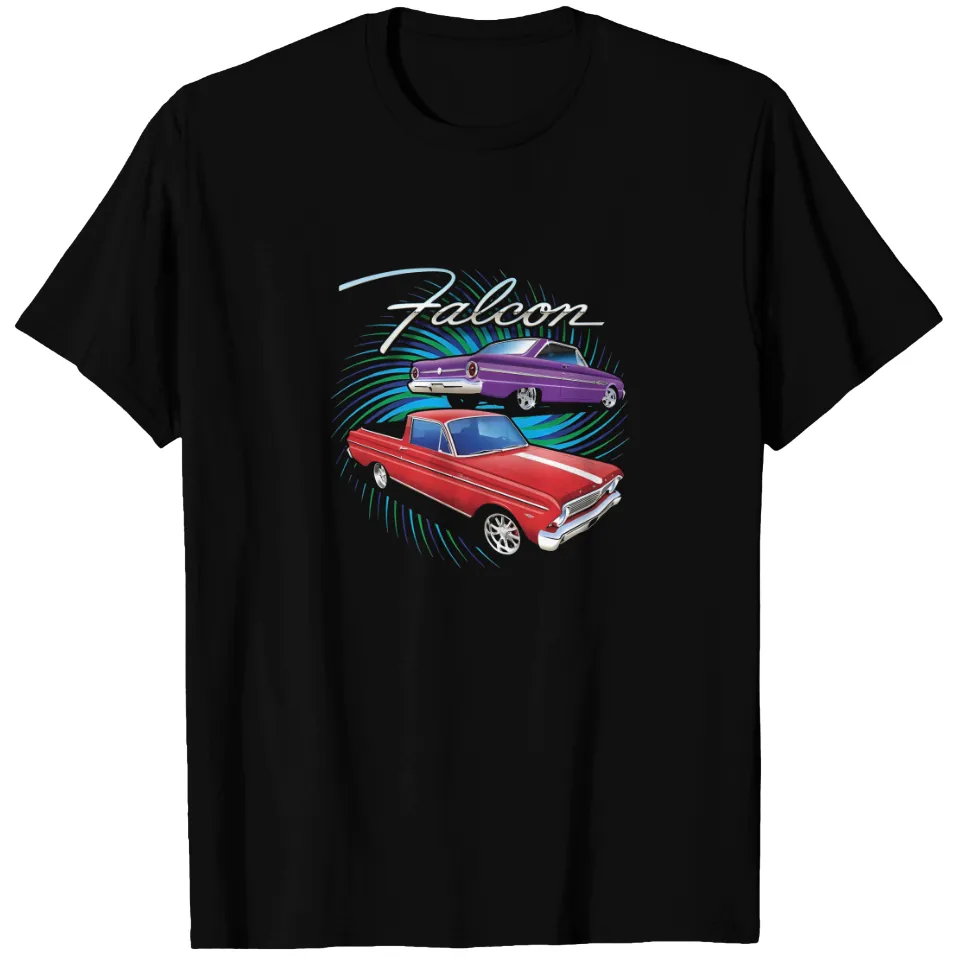 63 Falcon and 65 Ranchero Falcon T-Shirt for Men — Mens T Shirts
