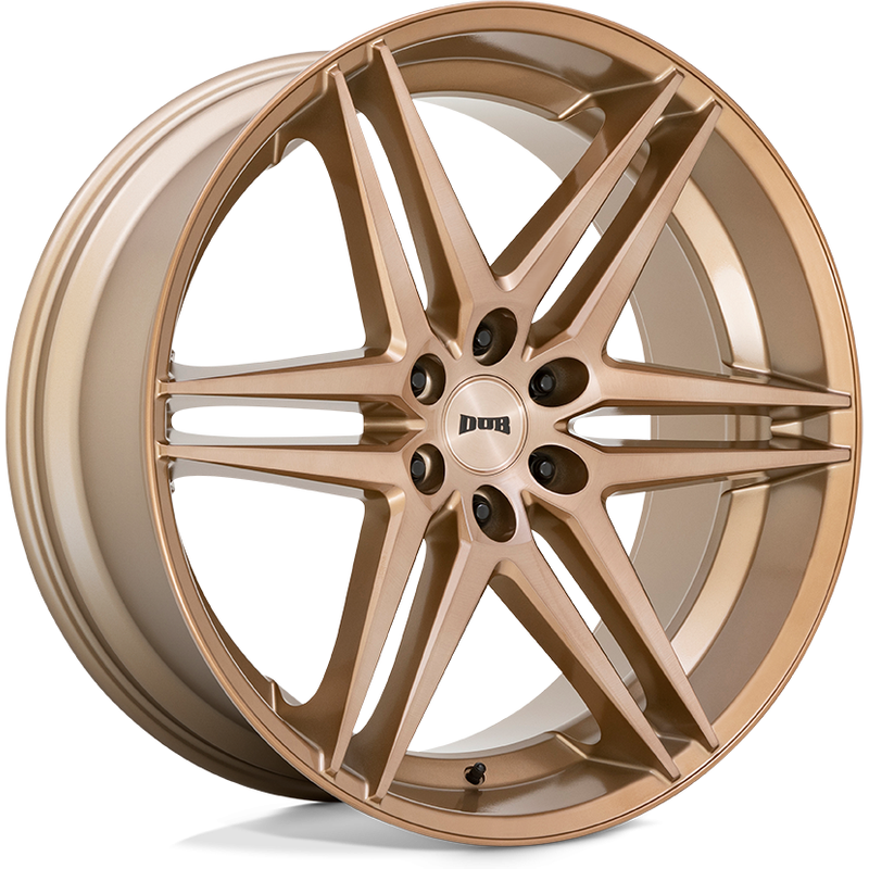 DUB S266 Dirty DOG Bronze 24x10 Wheels - 6x139.7 Bolt Pattern — Wheels & Rims