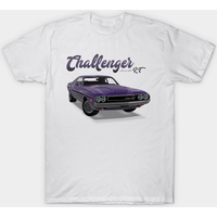 T-shirt pour hommes Challenger RT Purple Front — T-shirts pour hommes
