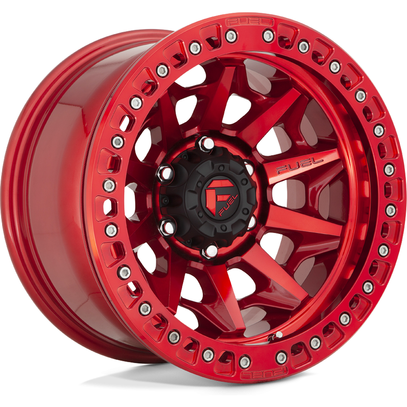 Roues Fuel D113 Covert Beadlock Rouge - 17x9 - 5x150 -15 Offset — Roues et jantes