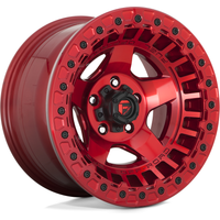 Fuel D117 Warp Beadlock Red Wheels - 17x9 - 6x139.7 -15 Offset — Wheels & Rims